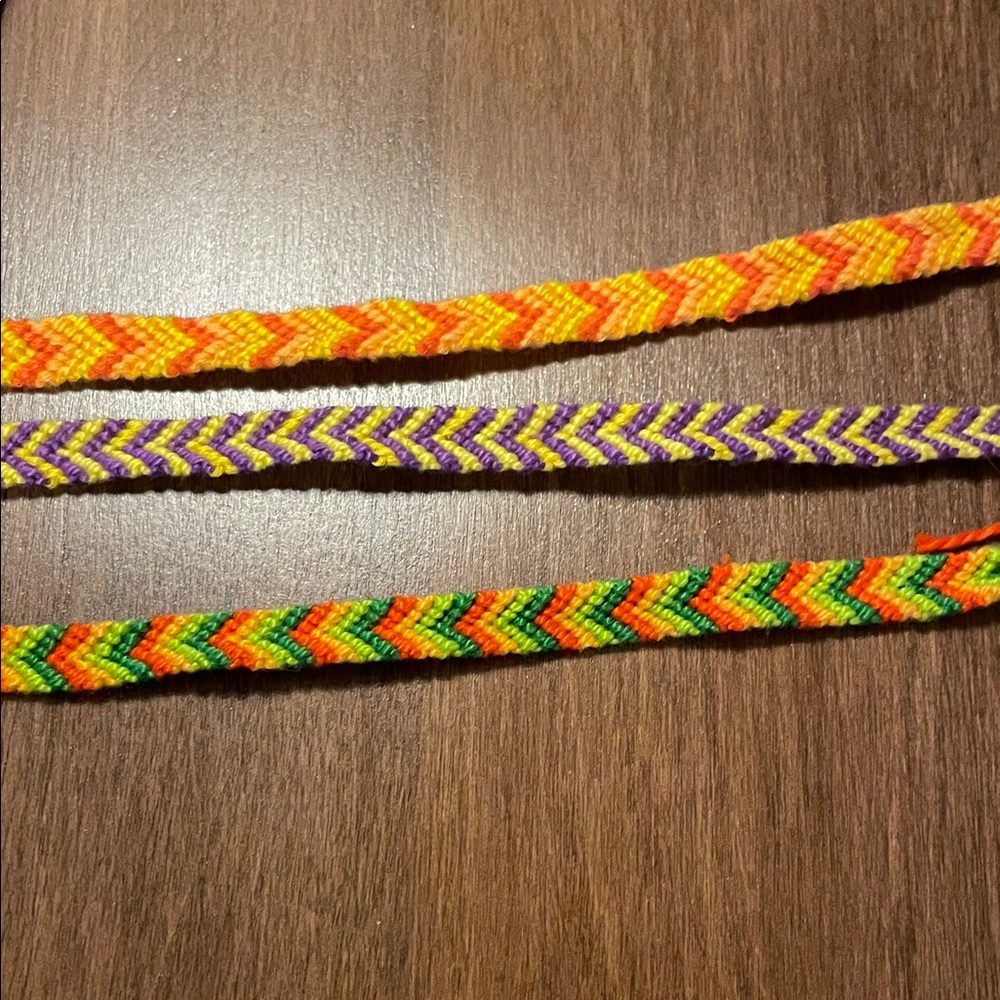 Colorful Woven Friendship Bracelets